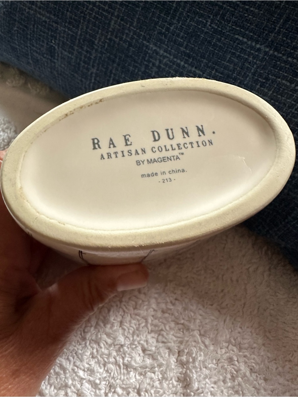 Rae Dunn Brushes Container - Picture 4 of 5
